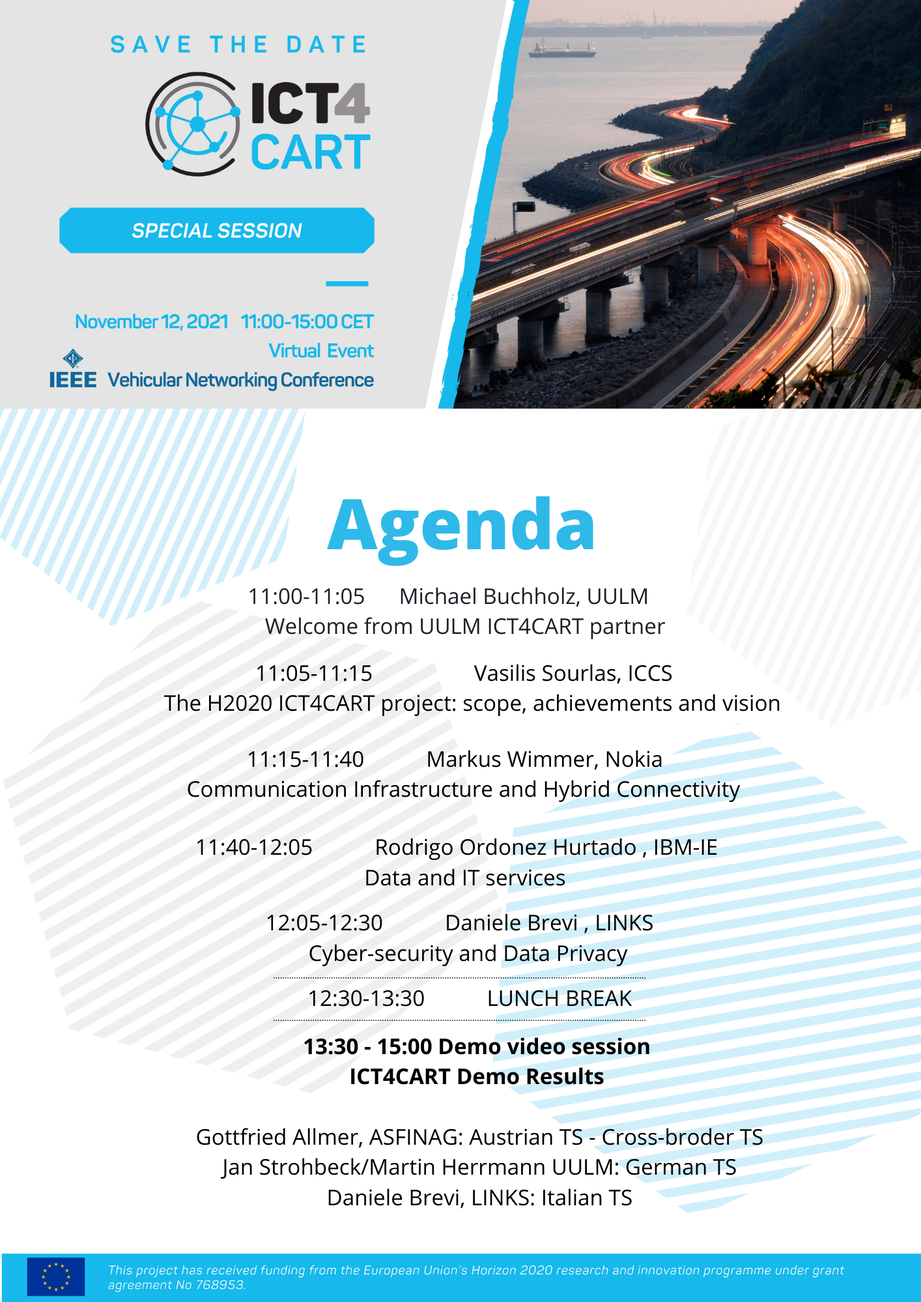 Agenda of the event